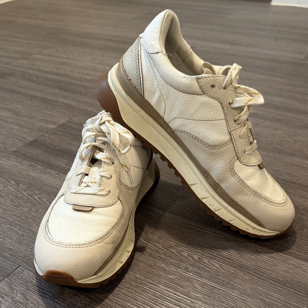 Madewell Kickoff Trainer Sneakers in Neutral Colorblock Leather Unisex W6.5, M 5 - Picture 2 of 11
